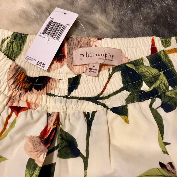 Philosophy high-waisted a-line floral skirt NWT - Picture 4 of 4